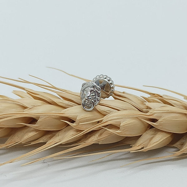 Lion Stud Piercing Jewelry